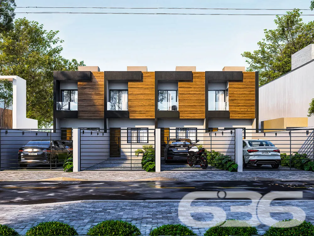 Casa Geminada de Alto PadrĂŁo em Joinville - Nova B
