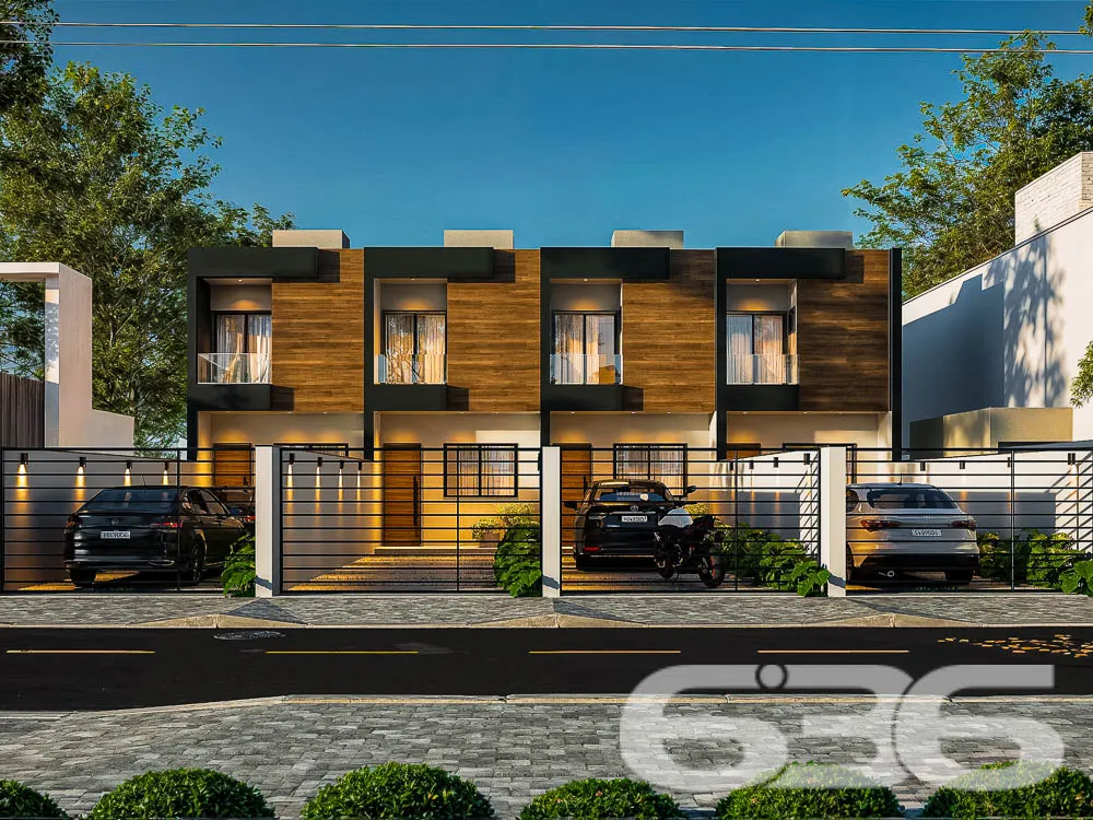 Casa Geminada de Alto PadrĂŁo em Joinville - Nova B