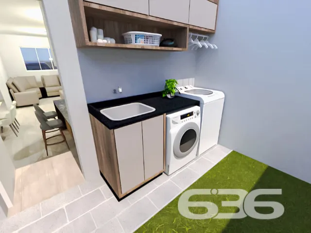 Geminado térreo de esquina, moderno em construção 