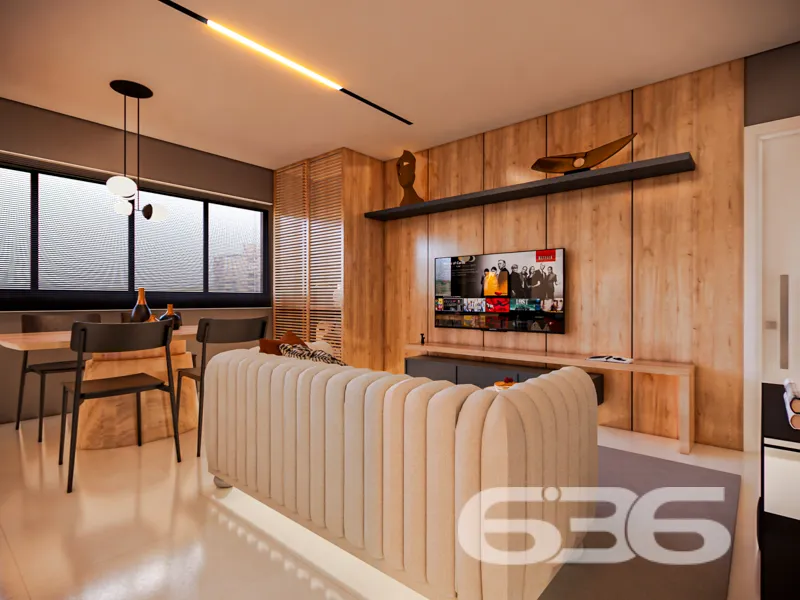 Moderno, espaçoso e com acabamento de alto padrão: